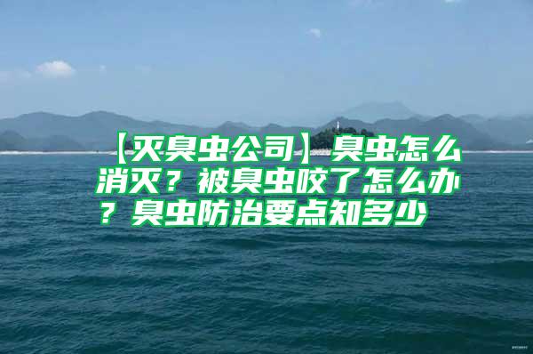 【滅臭蟲公司】臭蟲怎么消滅？被臭蟲咬了怎么辦？臭蟲防治要點知多少