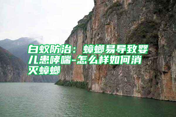 白蟻防治:蟑螂易導(dǎo)致嬰兒患哮喘-怎么樣如何消滅蟑螂