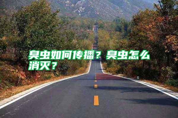 臭蟲如何傳播？臭蟲怎么消滅？