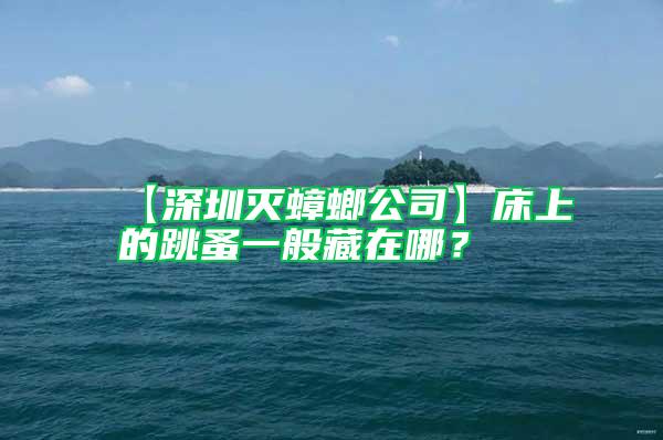 【深圳滅蟑螂公司】床上的跳蚤一般藏在哪?