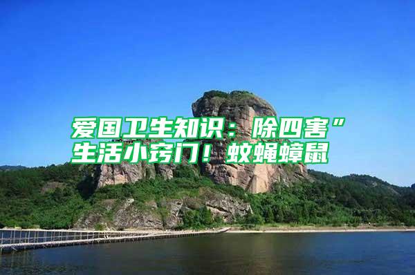 愛國衛生知識:除四害”生活小竅門!蚊蠅蟑鼠