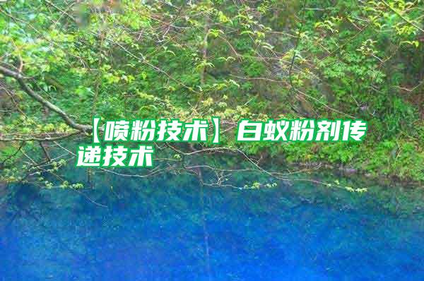 【噴粉技術(shù)】白蟻粉劑傳遞技術(shù)