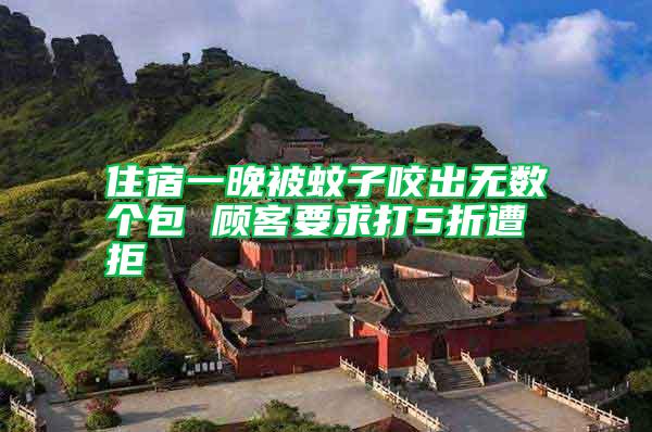 住宿一晚被蚊子咬出無數(shù)個包 顧客要求打5折遭拒