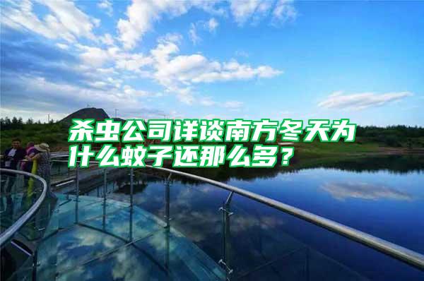 殺蟲公司詳談南方冬天為什么蚊子還那么多?