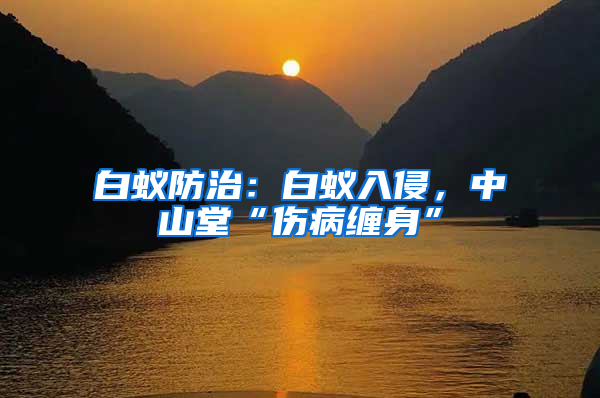 白蟻防治:白蟻入侵,中山堂“傷病纏身”